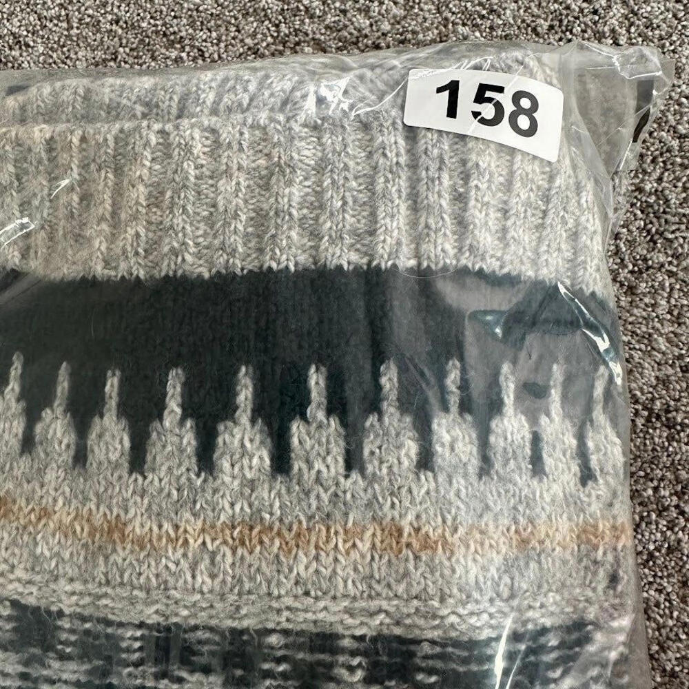 CAbi Shetland Womens Sweater XS‎ Waterfall open Cardigan Fringe Knit boho jacket - Picture 9 of 9